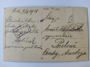 Lodz, Wodny Rynek, marketplace, Jews, Judaica 1918