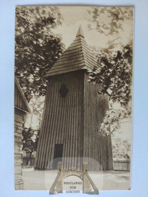 Biala near Wieluń, wooden bell tower ca. 1925