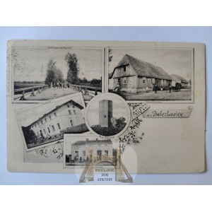 Bolesławiec k. Wieluń, Kępno, most, zamek, restauracja ok. 1910