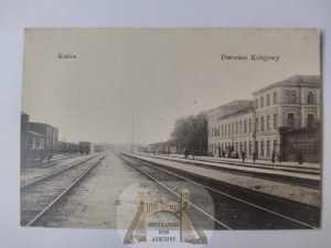 Kielce, railroad station ca. 1915