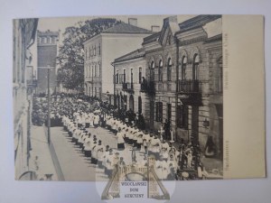 Sandomierz, feast of Corpus Christi, procession 1916