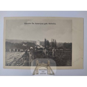 Klasztor Św. Katarzyny k. Kielce, rolnicy ok. 1910