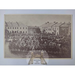 Jędrzejów, strzelcy na Rynku 1914