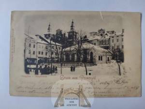 Przemyśl, guardhouse, winter ca. 1900