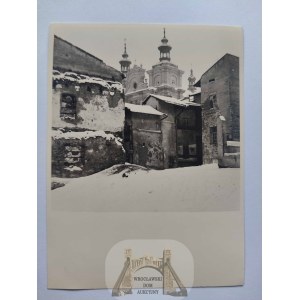 Przemyśl, kościół, zaułek, zimowa ok. 1941