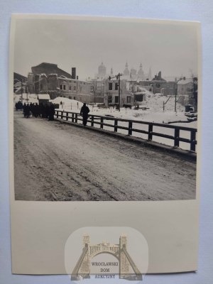 Przemyśl, view from the bridge over the ruins of the city ca. 1941