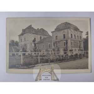 Nisko, pałac, zniszczenia ok. 1915