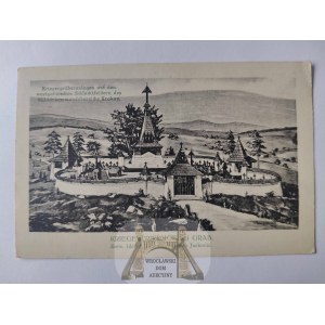Grab k. jasło, Krempna, cmentarz i pomnik wojenny ok. 1915