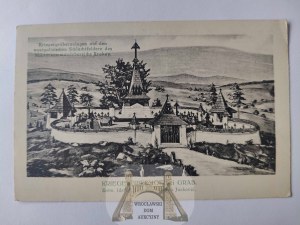 Grab near Jaslo, Krempna, cemetery and war memorial ca. 1915