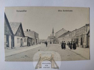 Rozwadów, Sandomierska Street, Jews, Judaica ca. 1910
