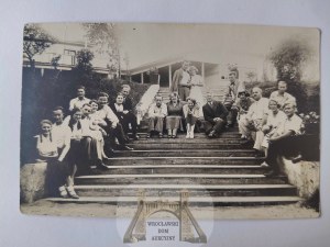Jedlicze, building, stairs 1936