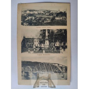 Lesko, pomnik, most ok. 1935
