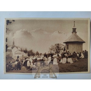 Kalwaria Pacławska, dróżki przy kaplicach ok. 1935