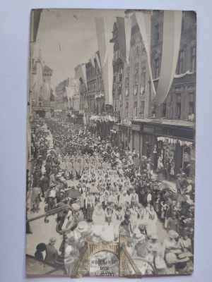 Krakow, patriotic holiday, march of the Falcons, photographic circa 1910