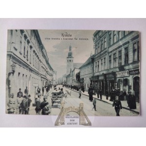 Kraków, ulica Grodzka, kościół św. Andrzeja 1907