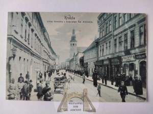 Krakow, Grodzka Street, St. Andrew's Church 1907
