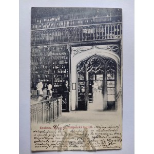 Kraków, Biblioteka Jagiellońska, wnętrze ok. 1900