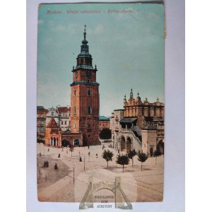 Kraków, wieża ratuszowa 1918