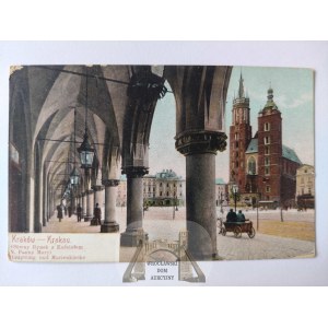 Kraków, Rynek, kościół 1906
