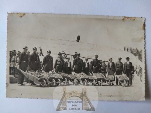 Cracow, pouring of Pilsudski mounds, Sokol Sports Society ca. 1935