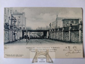 Krakow, Underground by the railroad station 1899