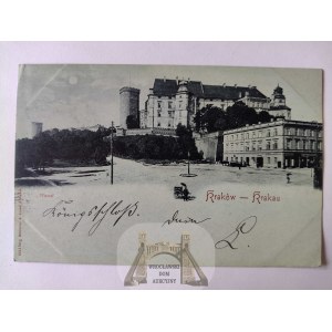Kraków, Zamek Wawel, księżycówka 1898