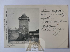 Cracow, Florianska Gate ca. 1900.