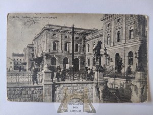 Krakow, railroad station, undermined 1910