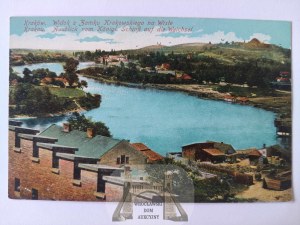 Cracow, view from the castle to the Vistula River ca. 1915