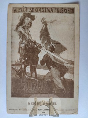Krakow, 5th Rally of the Polish Falcons, T.S. Sokolstwa Polskiego , 1910