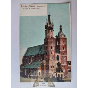 Kraków, Kościół Mariacki 1907