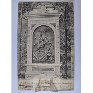 Kraków, pomnik Jana III Sobieskiego 1904