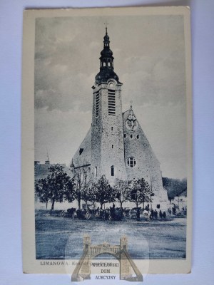 Limanowa, church circa 1930.