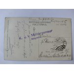Miechów, wjazd do miasta, zimowa1915