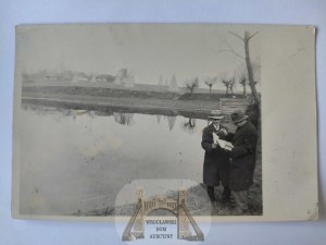 Brzezie near Wieliczka, pond 1930