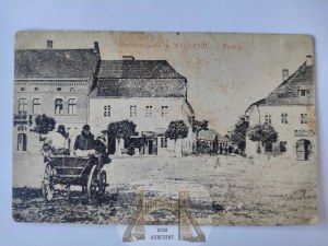 Myślenice, Market Square ca. 1910