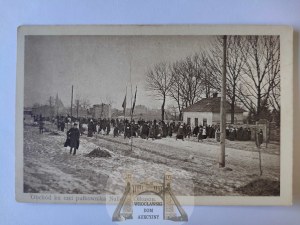 Olkusz, celebration in honor of Colonel Nullo ca. 1915