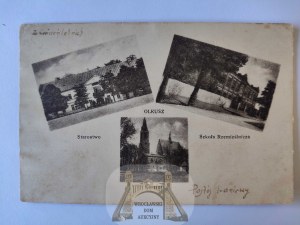 Olkusz, school, church, Starosty ca. 1930