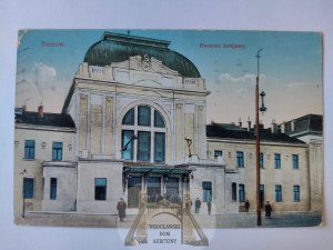 Tarnów, railroad station 1914