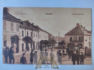 Tarnów, Targowa Street, people 1913