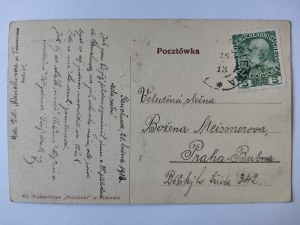 Tarnów, Targowa Street, people 1913