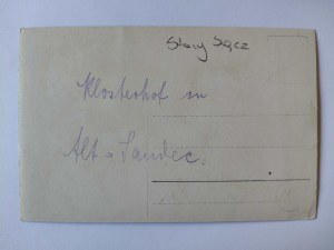 Stary Sacz, child, monastery, photographic circa 1915