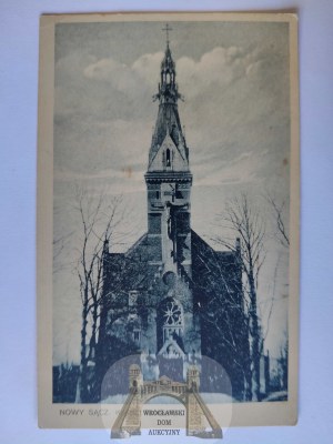 Nowy Sacz, railroad church circa 1930.