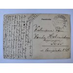 Nowy Sącz, mozaika 8 widoków, kafle 1917