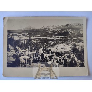 Zakopane, widok z tarasów restauracji Sonbergalpe 1942