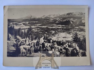 Zakopane, view from the terraces of Sonbergalpe 1942 restaurant