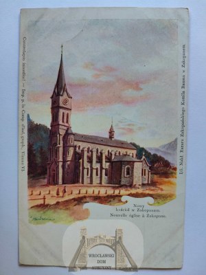 Zakopane, church circa 1900.