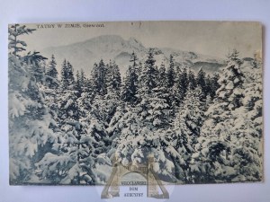 Tatra Mountains, Giewont in winter ca. 1925