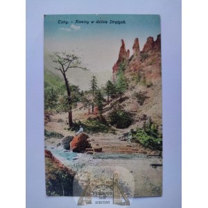 Tatry, Kominy w dolinie Strążysk ok. 1915