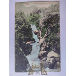 Tatry, Wodospad Mickiewicza Wyżni ok. 1910
